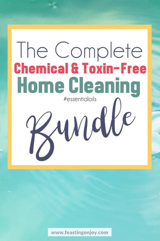 The Complete Chemical and Toxin Free Home Cleaning Bundle | Feasting On Joy