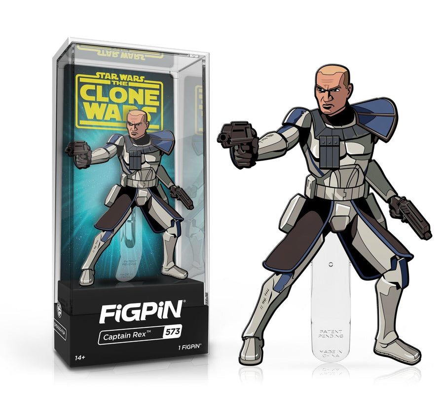 FiGPiN Classic STAR WARS CLONE WARS - Captain Rex (573) Spastic Pops 