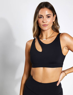 Alo Yoga, Splendor Bra - Black White