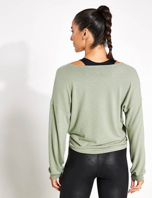 Reversible twisted sweater, Beyond Yoga