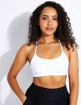 BEYOND YOGA SPACEDYE SLIM RACERBACK CAMI CLOUD WHITE – Bubble Lounge  Boutique