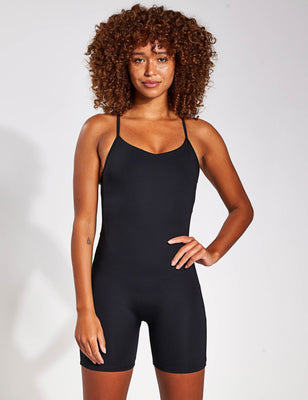 Girlfriend Collective x Econyl Black Flex Bodysuit