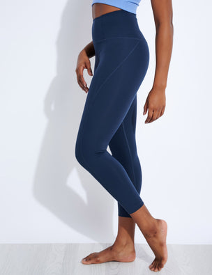 High Waist Lustrous Legging Midnight