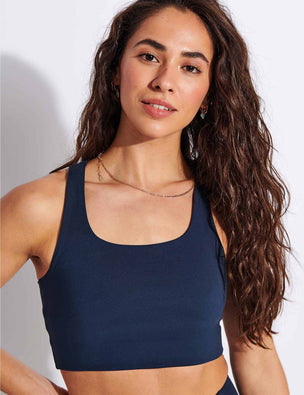 Womens Sports Bras, Girlfriend Collective Tommy Cropped Bra Moss