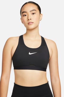 Nike, Dri-FIT Alpha Bra - Black/Dark Smoke Grey