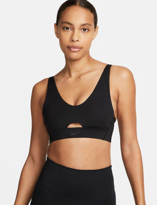 Nike, Indy Plunge Cutout Sports Bra - White