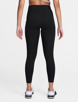 All Day Wrap Waist 7/8 Leggings - Black