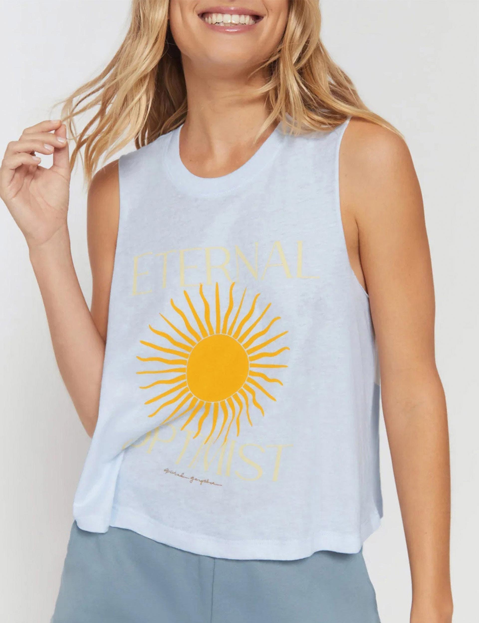 SPIRITUAL GANGSTER OPTIMIST CROP TANK