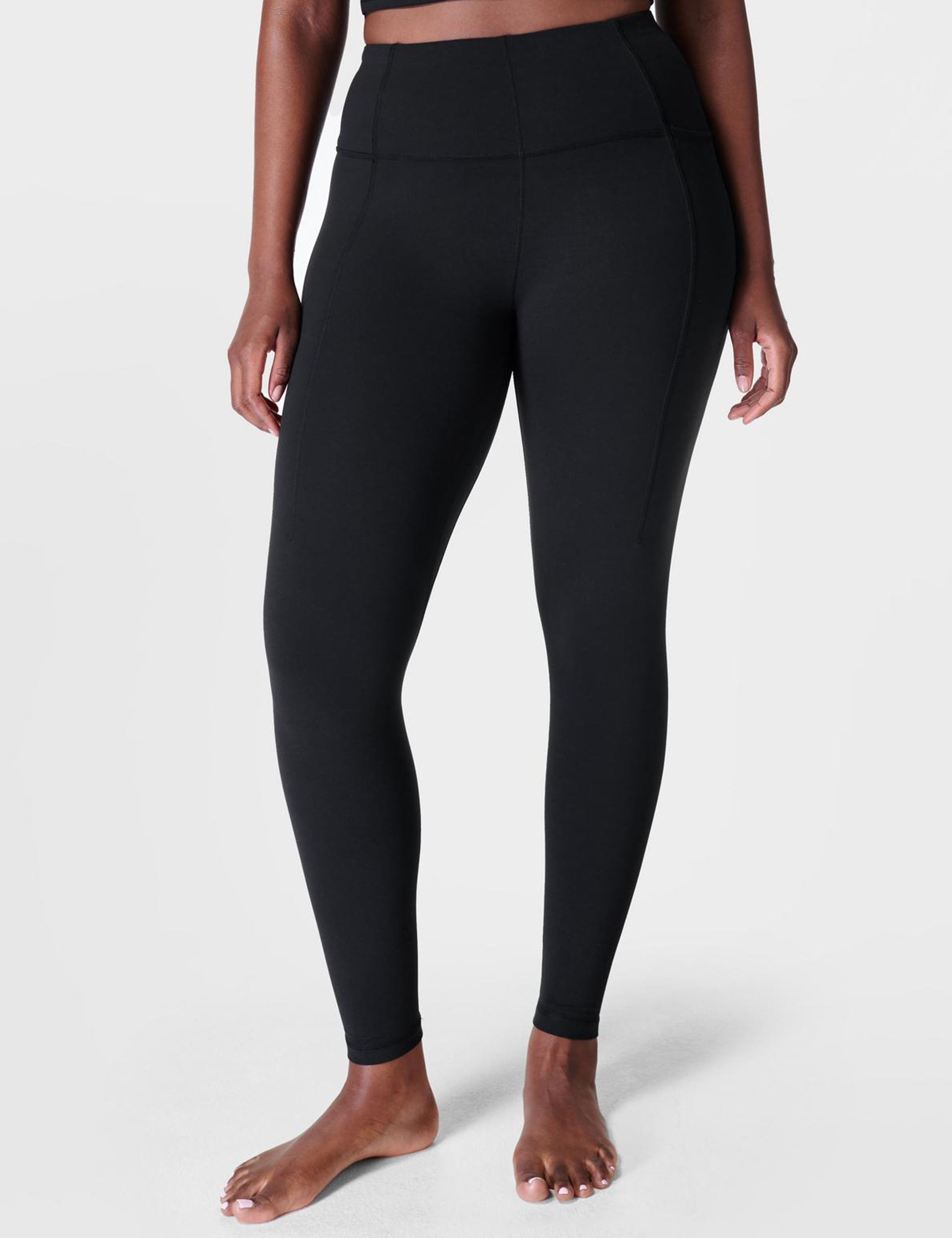sweaty betty super soft yoga leggings - black - xs
