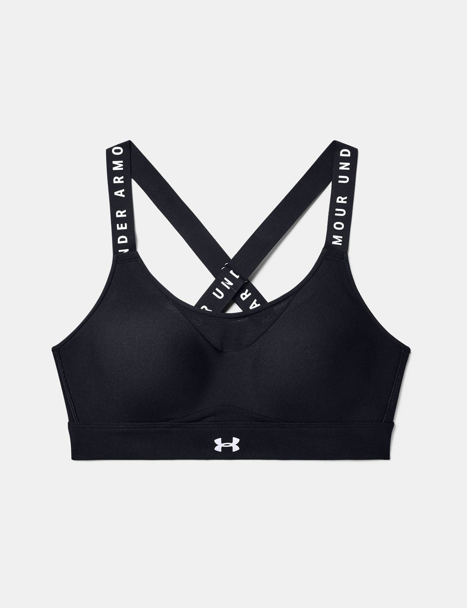 Under Armour | Infinity High Sports Bra - Black | The Sports Edit