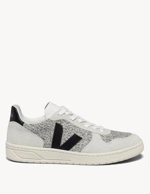 Louis Vuitton Lv Trainer Flannel Gray Black 7.5 Around 26.5Cm