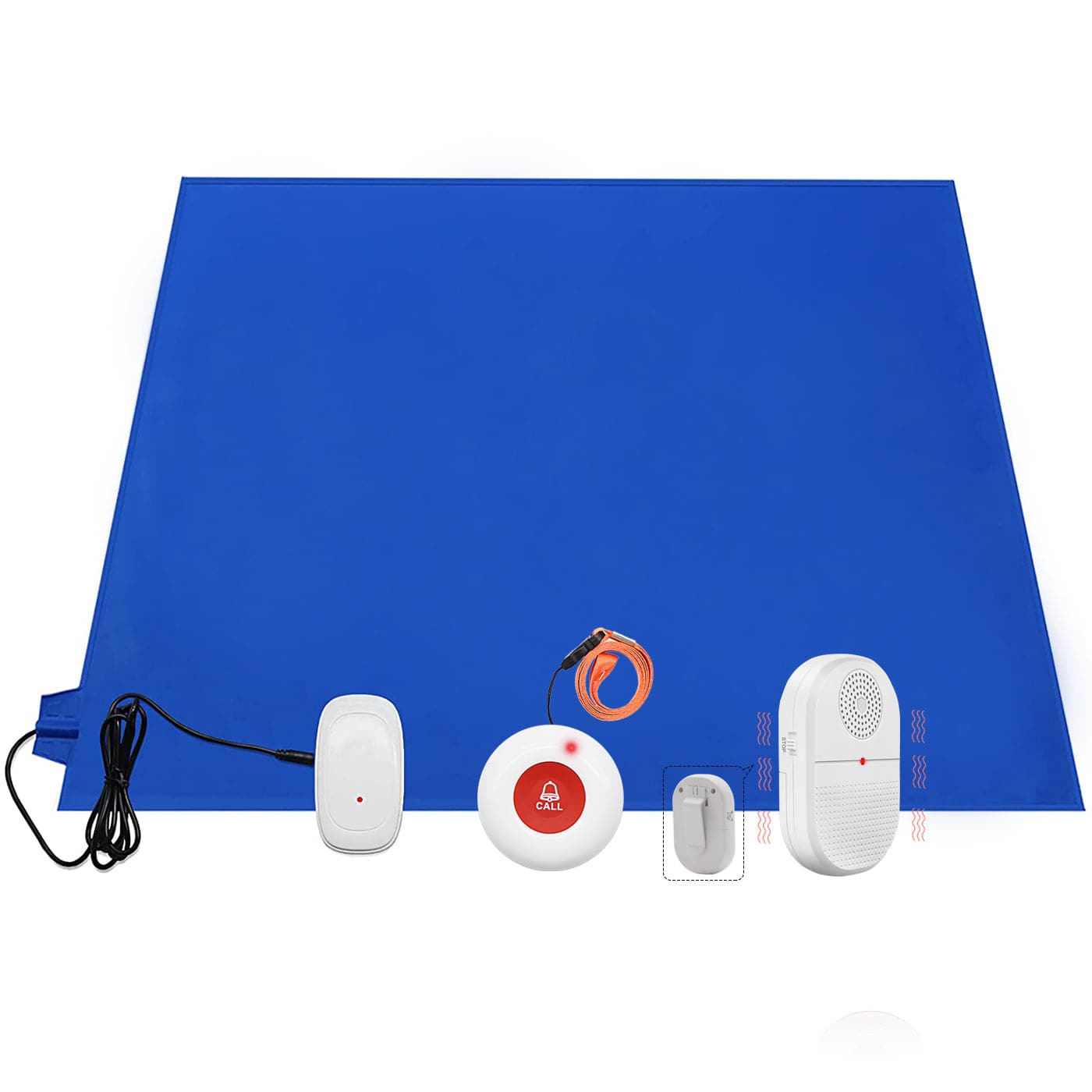 CallToU Bed Alarms System Fall Prevention Alarm Pad for Dementia Pat