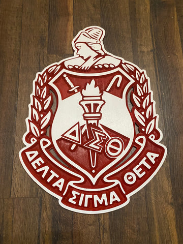 Delta Sigma Theta Stove Cover – Simply Wooderful, LLC