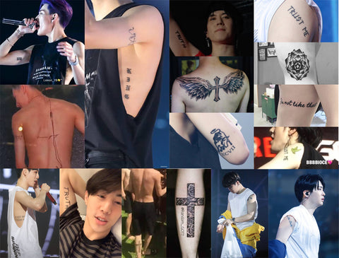 GOT7 YUGYEOM + tattoos