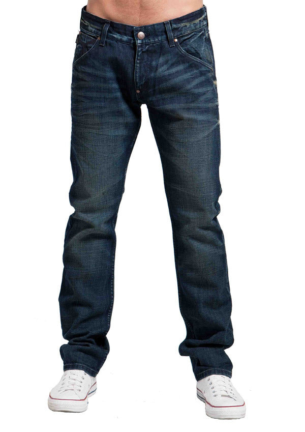 Men's Straight Jean's, Miles - Blue Atom – 020608tearsofbleu