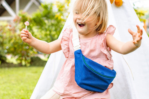 Sac banane enfant en jean