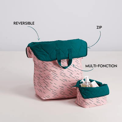 Paniere Xl Et Sac De Rangement Pour Bebe Fabriquee En France Mixte Mellipou