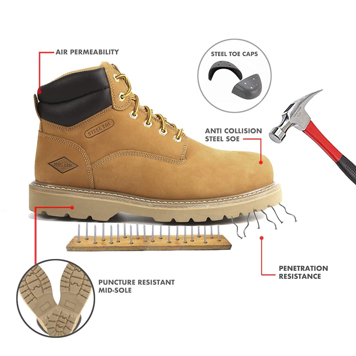 indestructible steel toe boots