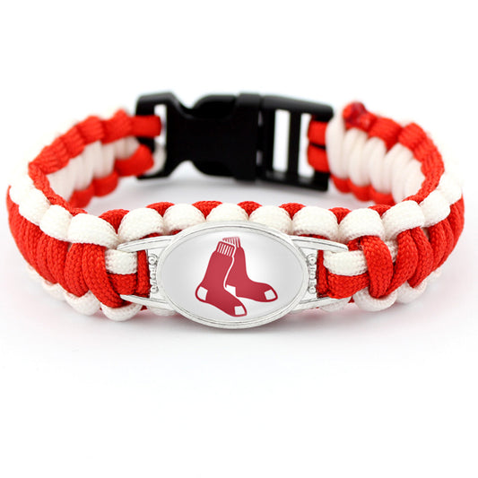 Boston Red Sox dog collar handmade adjustable buckle collar football 1