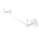 Allied Brass Prestige Que New Collection 24 Inch Towel Bar with Integrated Hooks PQN-41-24-PEG-WHM