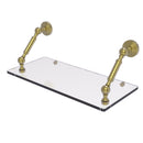 Allied Brass Waverly Place Collection 18 Inch Floating Glass Shelf WP-1-18-SBR