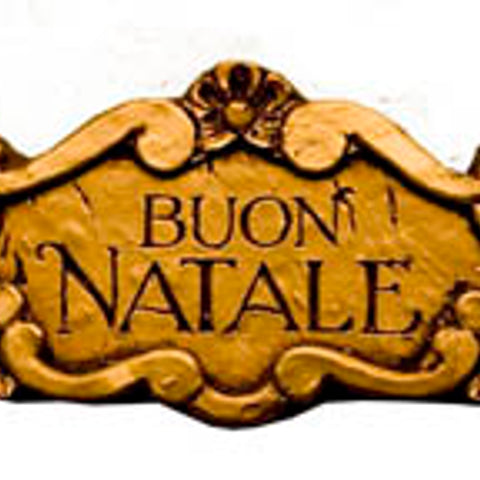 Buon Natale Outdoor Decorations.Buon Natale Italian Merry Christmas Sign Item 246 Piazza Pisano