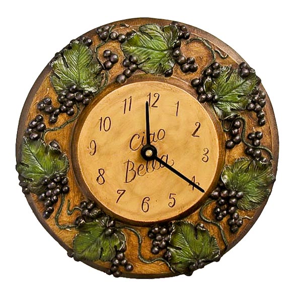 Ciao Bella Tuscan Italian Decor Clock item 576a