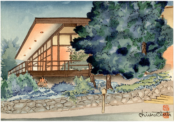 Obata Modernist California Home Sold Egenolf Gallery Japanese Prints