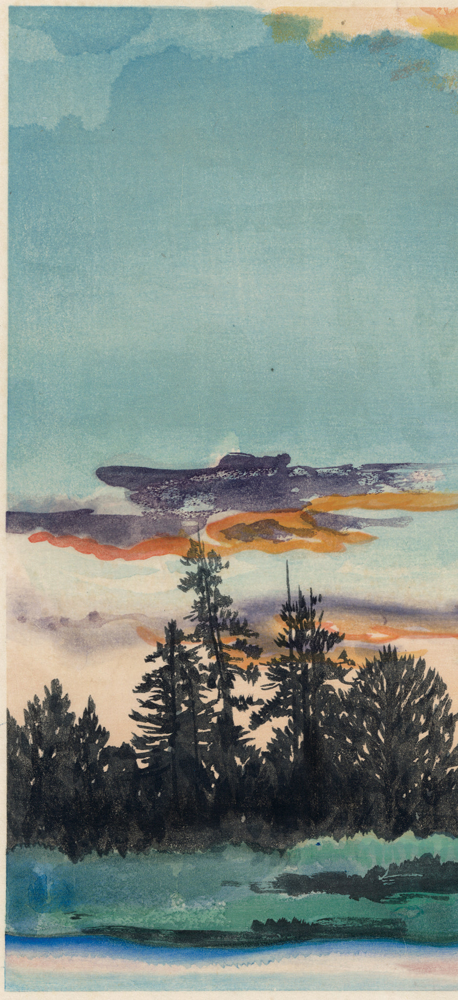 Obata Evening Glow At Lyell Fork Tuolumne Meadows Yosemite Sold Egenolf Gallery Japanese