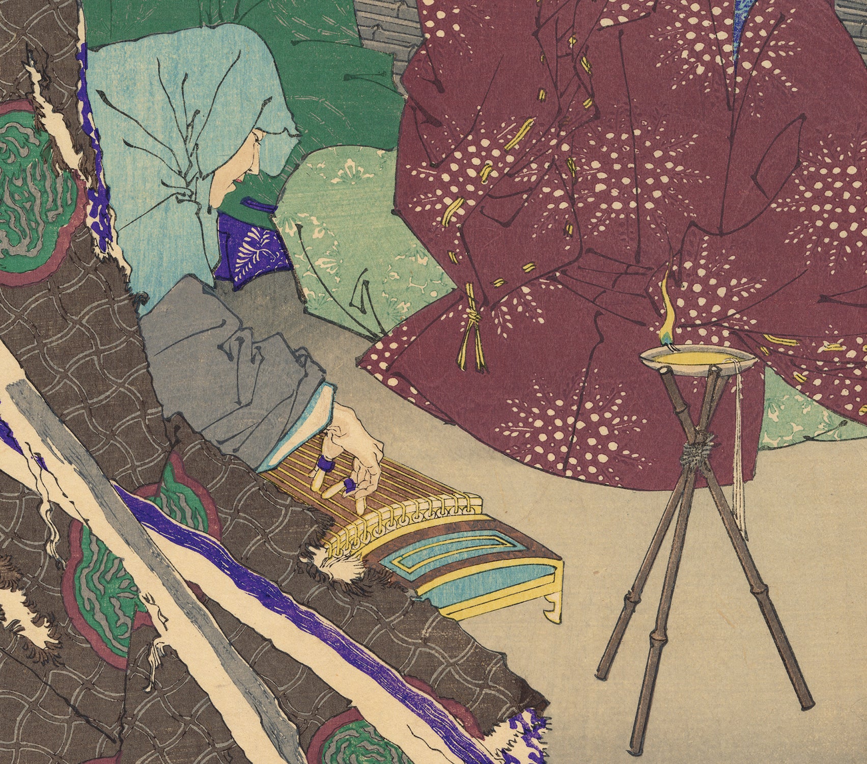 ヨシトシ 孤独な家の月 Egenolf Gallery Japanese Prints