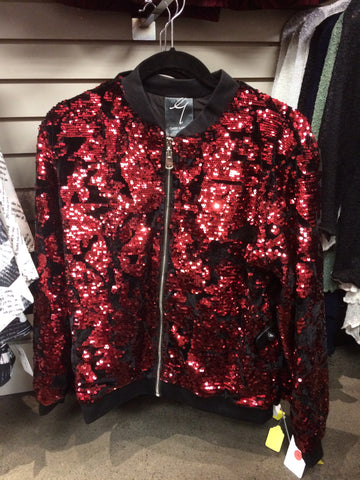 Sparkly red jacket