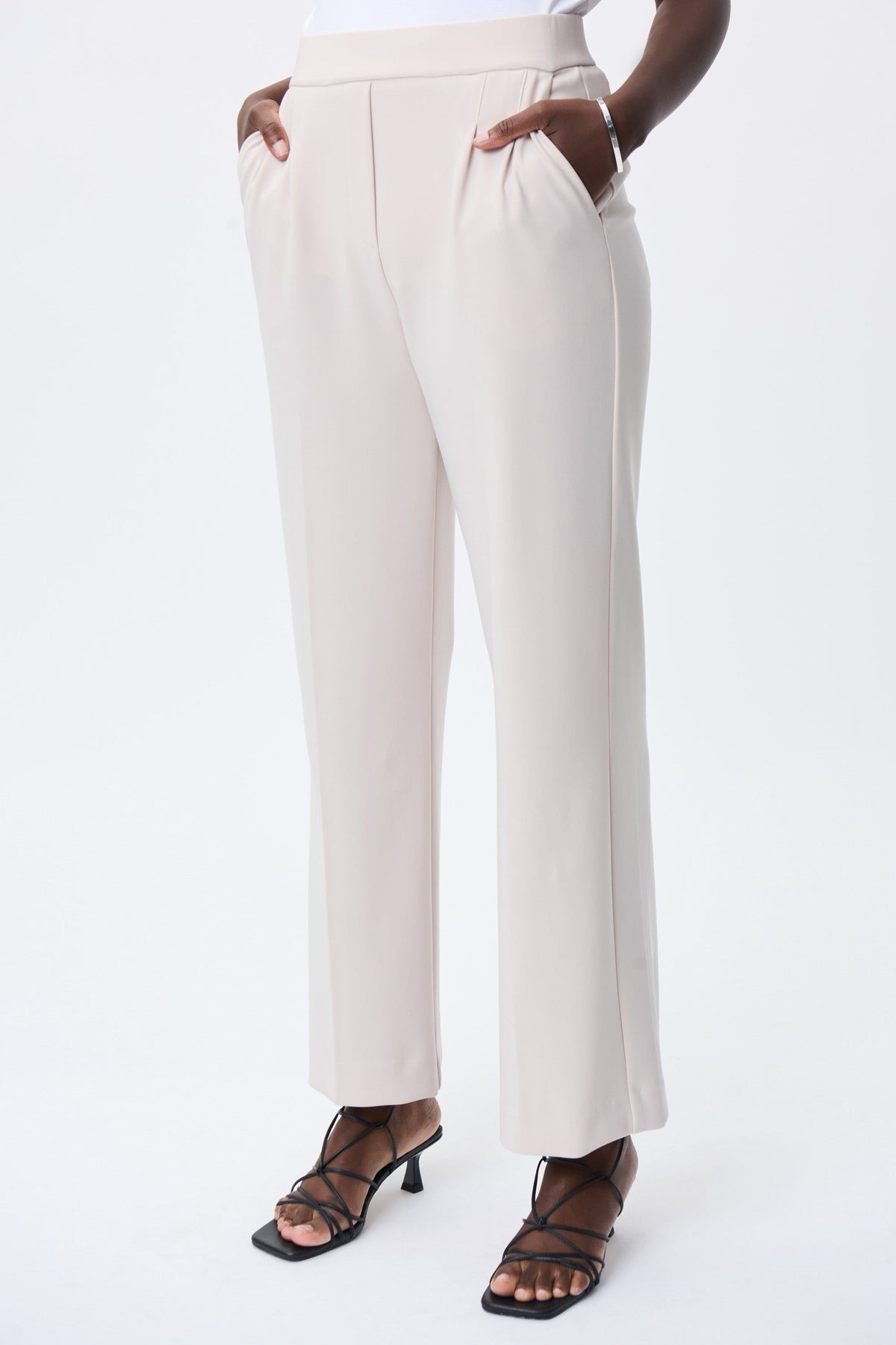 Joseph Ribkoff Lydia Cropped Capri Pants Straight Leg Squares