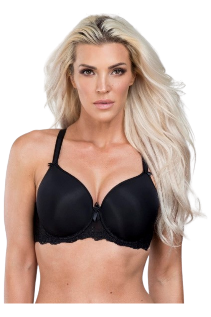 Fit Fully Yours Serena Lace Underwire Bra - Style B2761-BK – Close