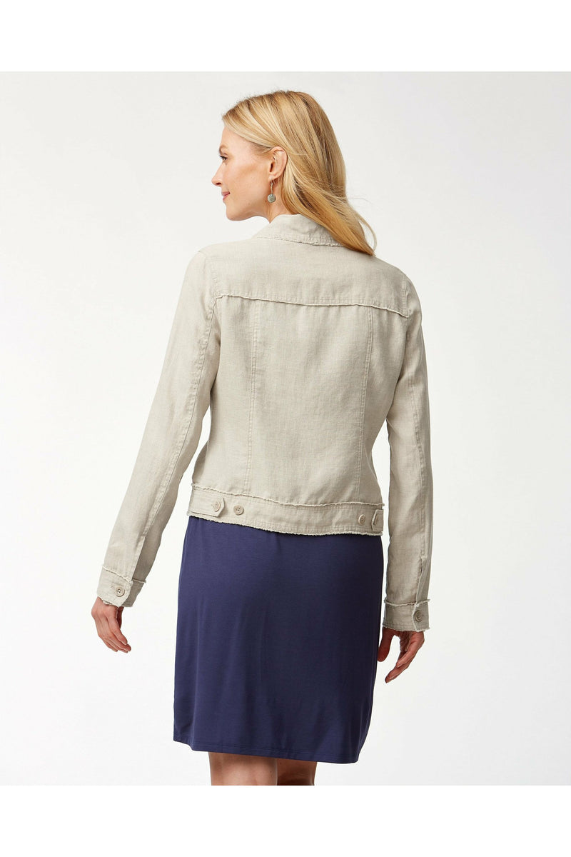 Tommy Bahama Linen Raw-Edge Jacket - Style TW510640 – Close To You Boutique