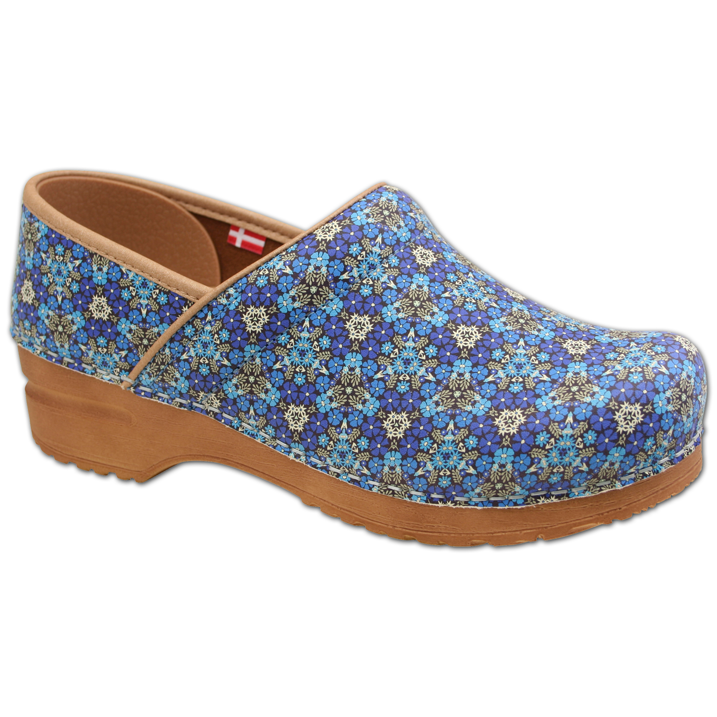 sanita blue clogs