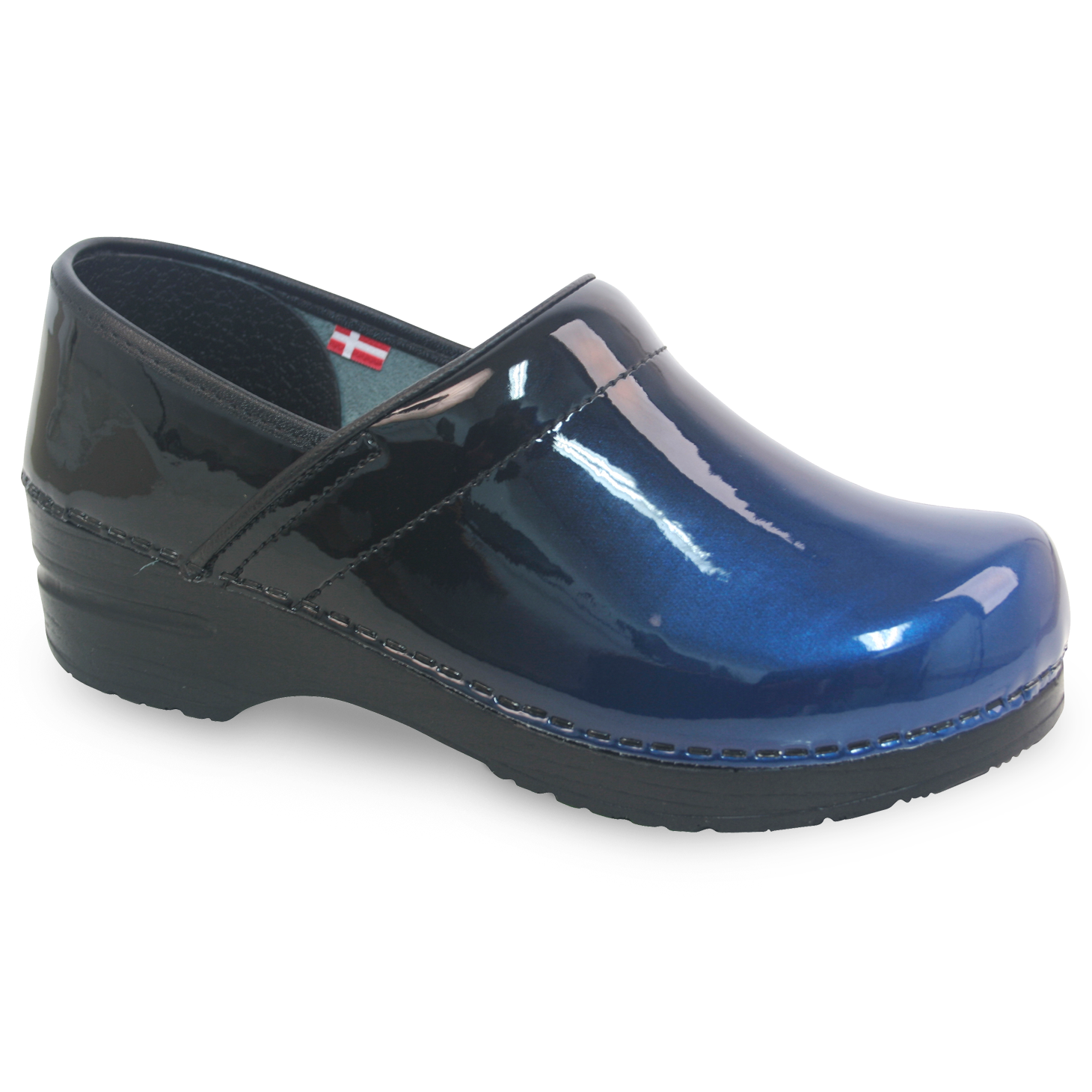 sanita blue clogs