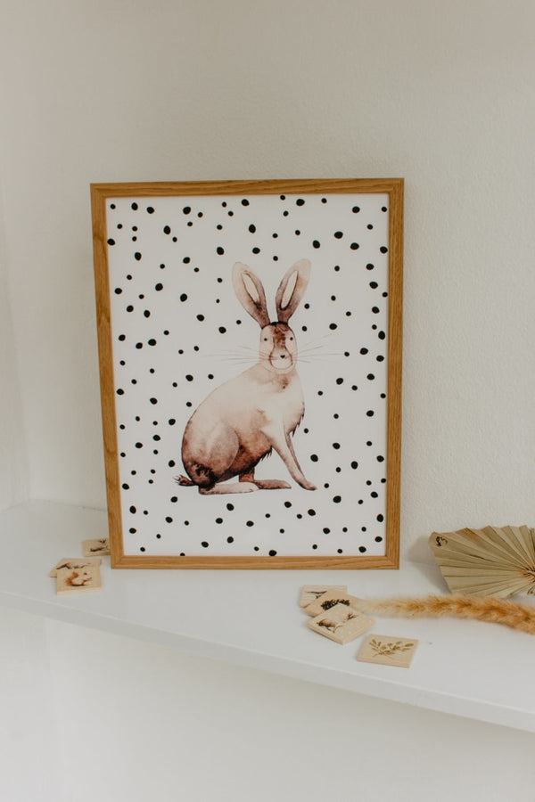 Aquarell Print Waldtiere "Hase"