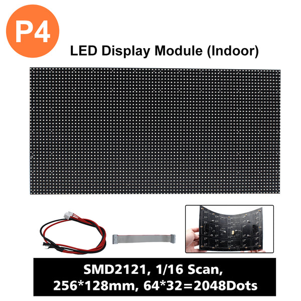 P4£©LED Matrix Module, Full RGB Digital Pixel Panel Screen with