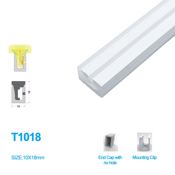 Mounting Clips for Top View Mini Neon LED Light - Ecolocity LED