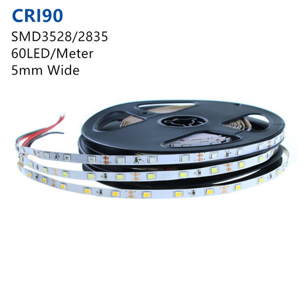 High CRI 90 Strip Light LED, Flexible 12V LED Strips, SMD3528-300