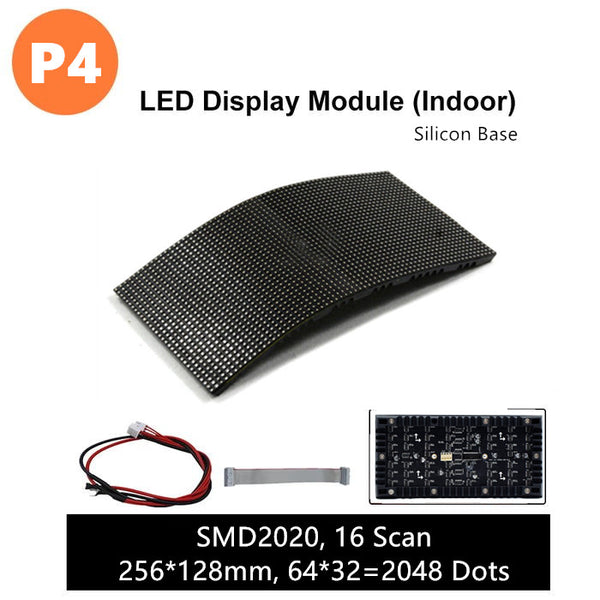 P4）LED Matrix Module, Full RGB Digital Pixel Panel Screen with