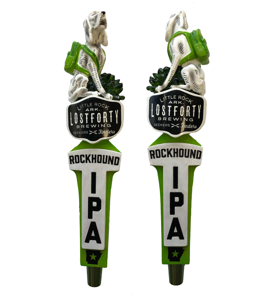 Rockhound IPA Tap Handle Lost Forty Brewing