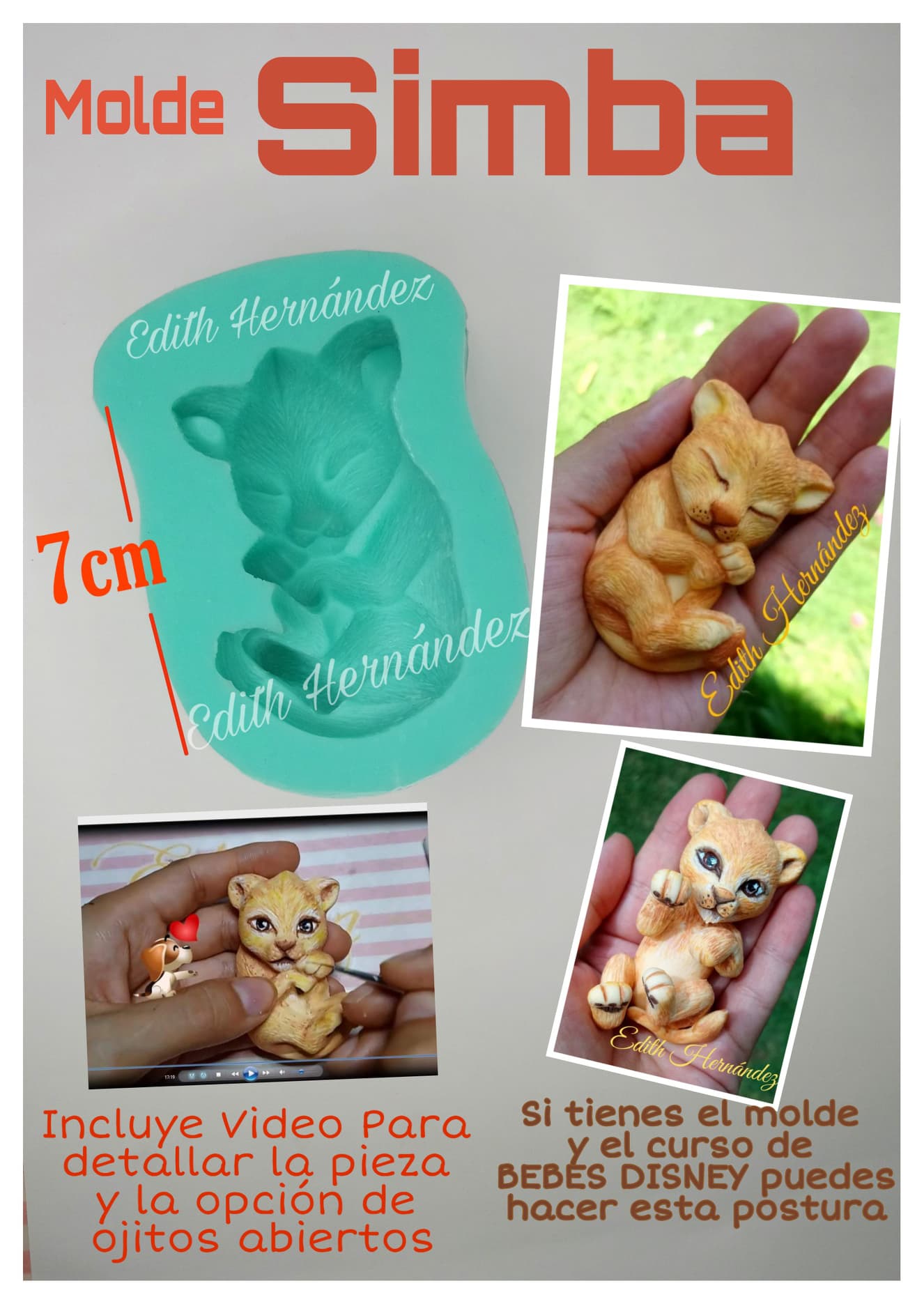 Baby Simba And Nala Mold Tools Jewelry Making Beading Vadel Com