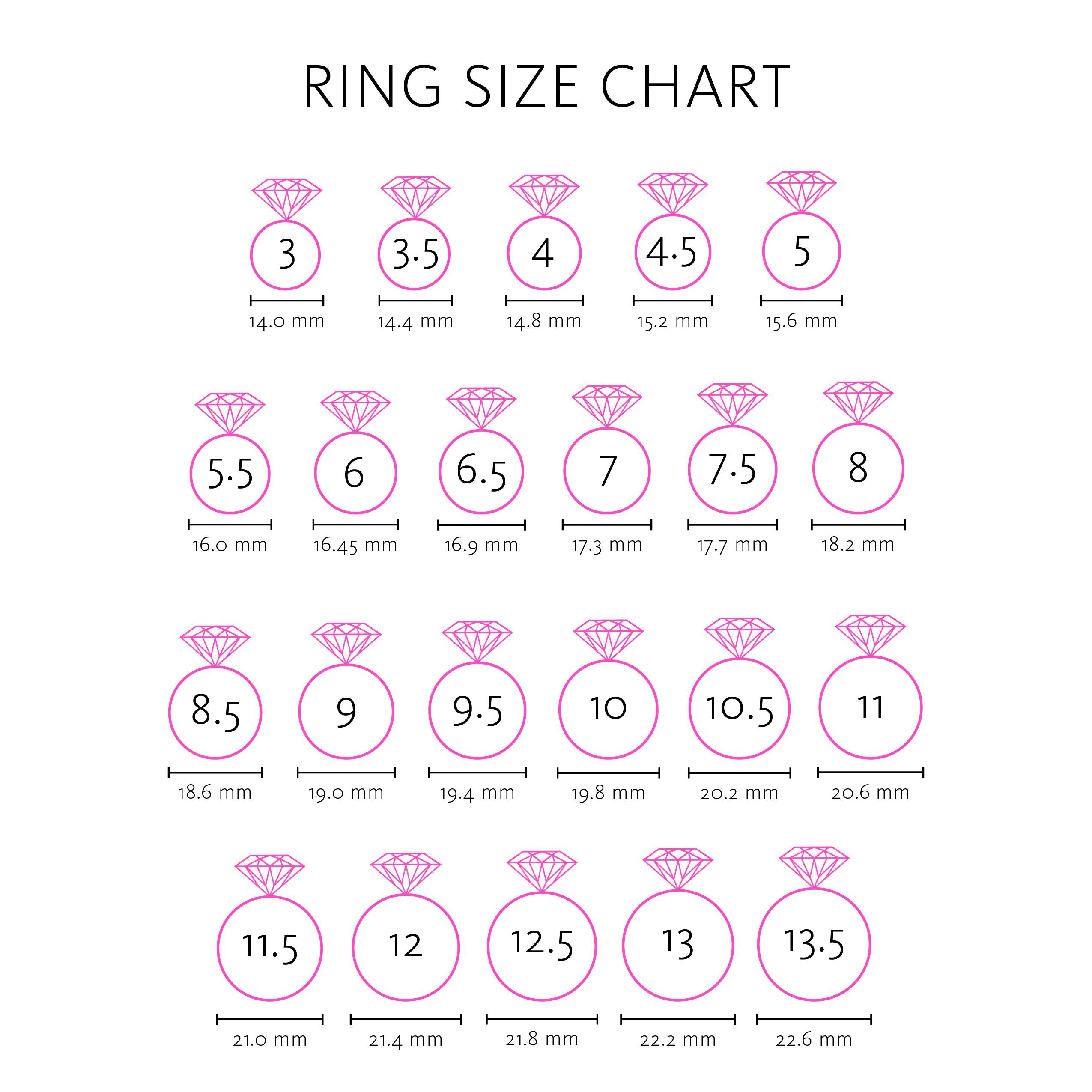 Ring Size Chart Kay