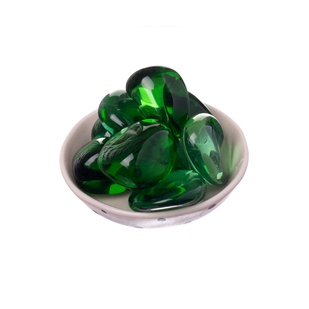 opaque green obsidian
