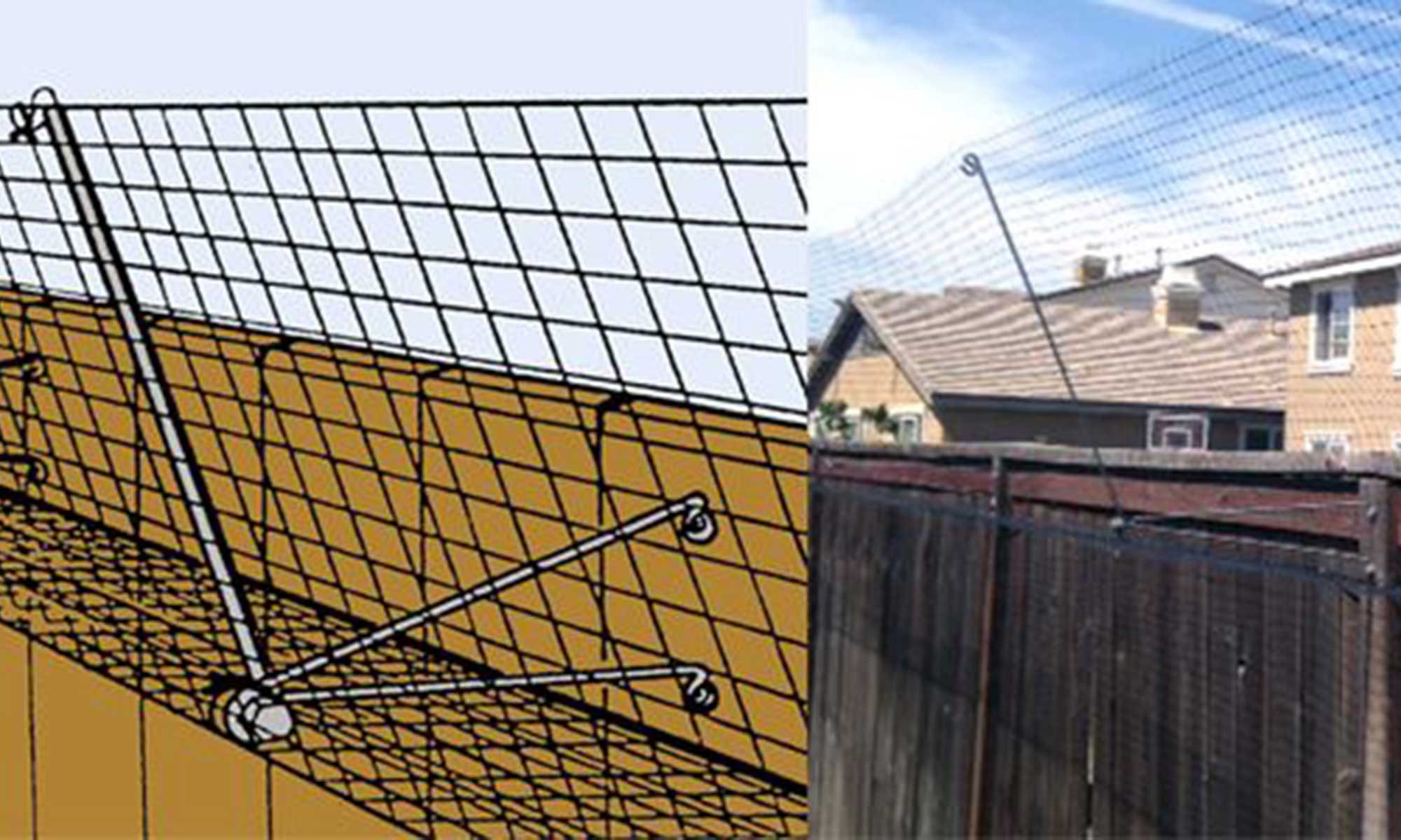 Cat Fence In Combination Cat Fence Barrier