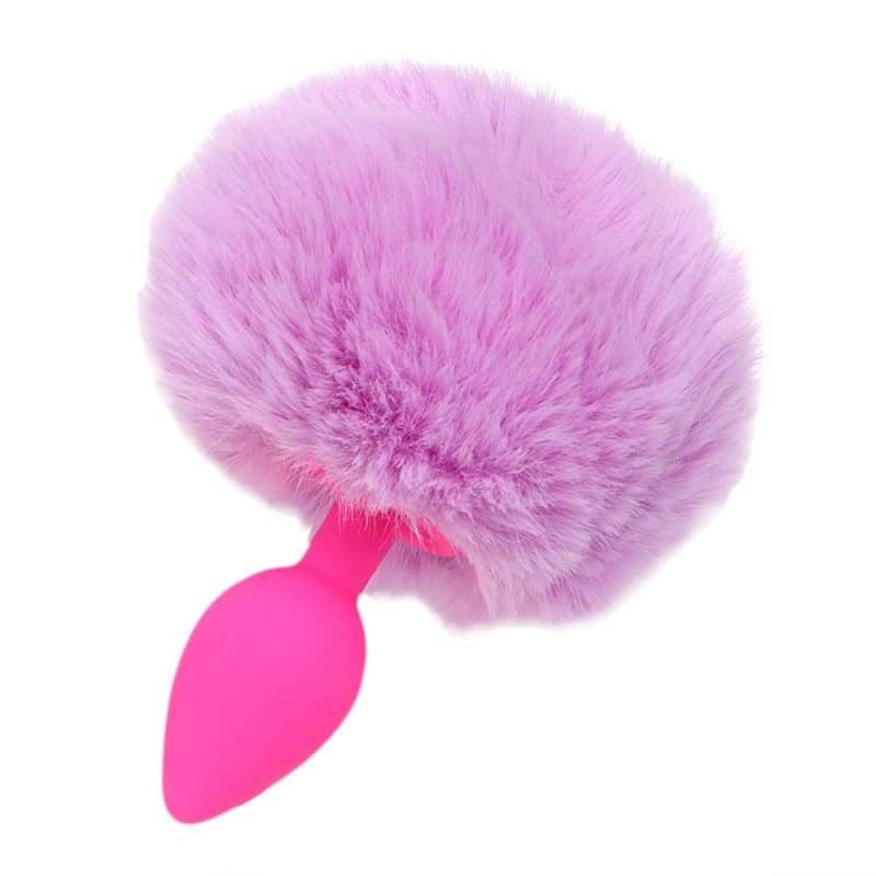 Cute Fluffy Bunny Tail Anal Plug Silicone Erotic Butt Plug Anal Sex Toys Best Love Sex Doll 