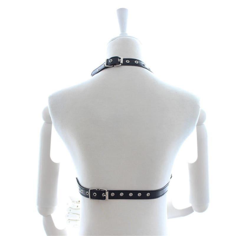 Dark Passion Fetish Open Breast Body Harness Straps Bdsm Erotic