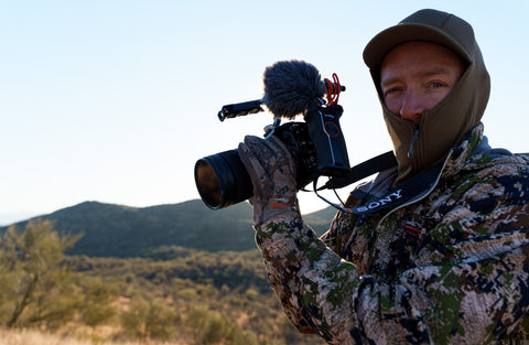 Drew Baker with Camera