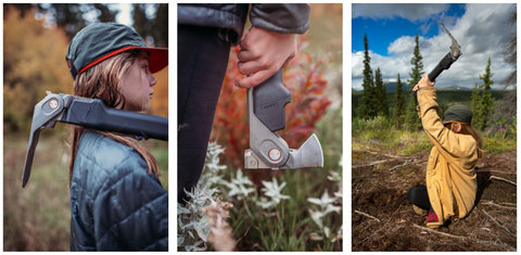 COMBAR Pro Titanium being used as an overlanding multitool